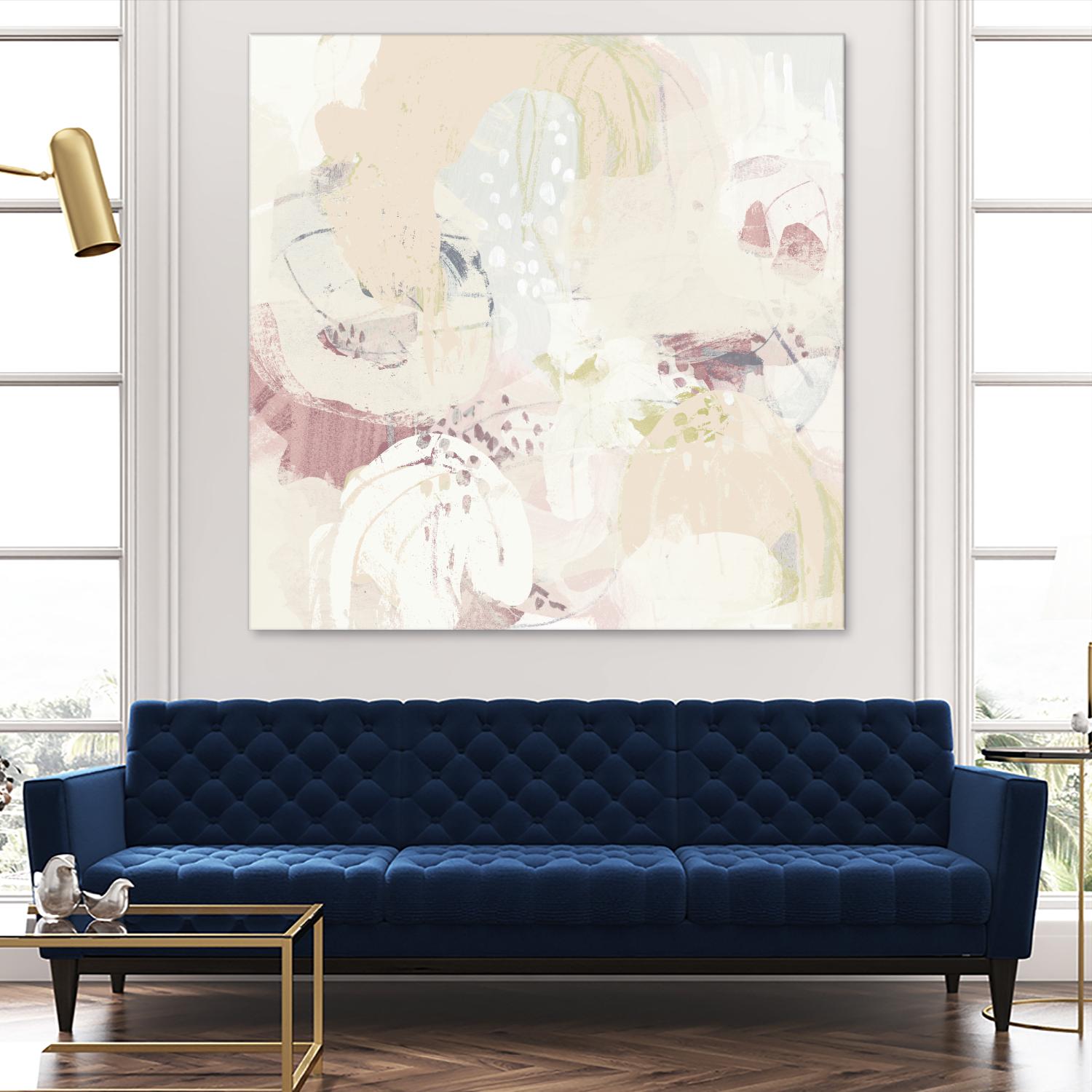 Hanami I by June Erica Vess on GIANT ART - pink abstract