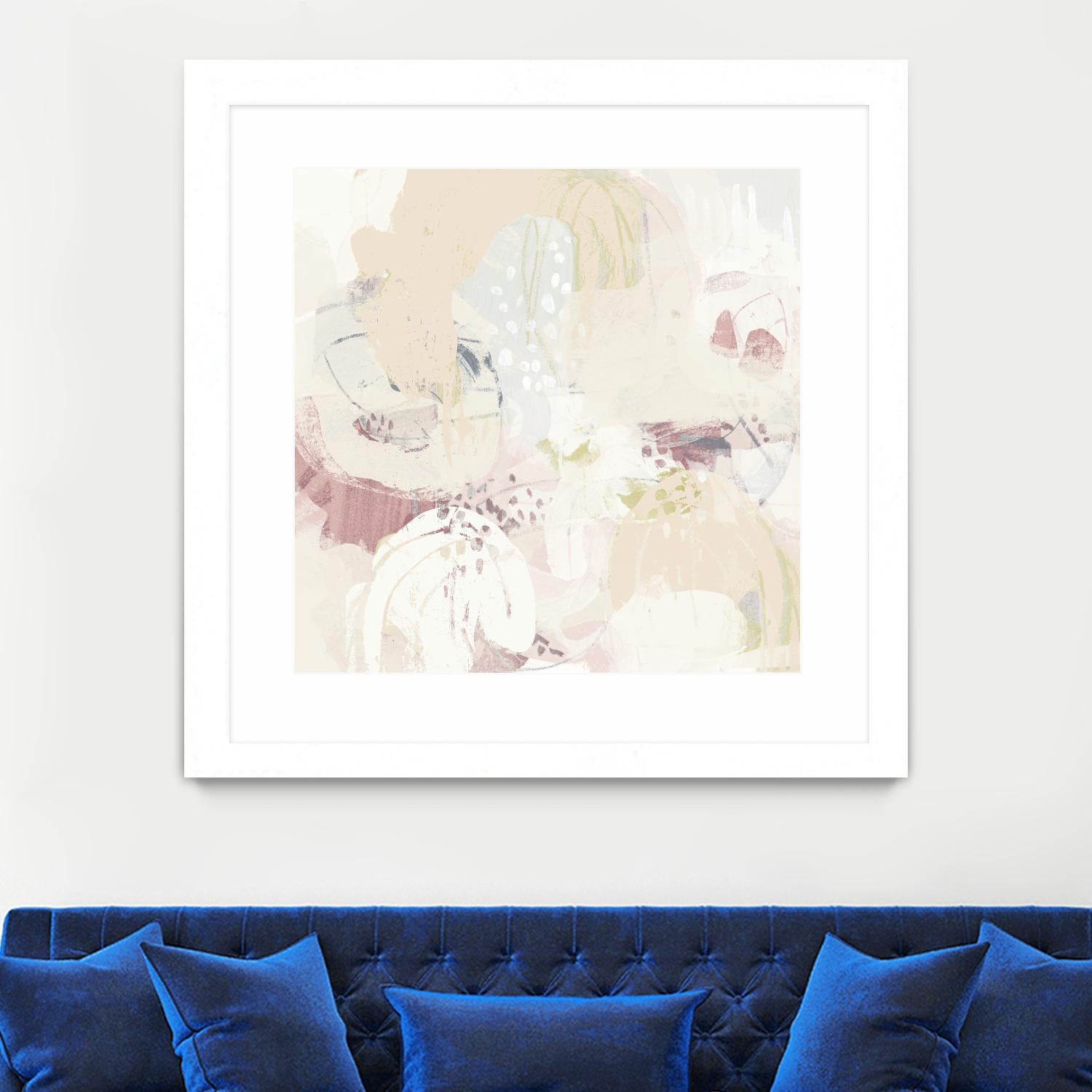 Hanami I by June Erica Vess on GIANT ART - pink abstract
