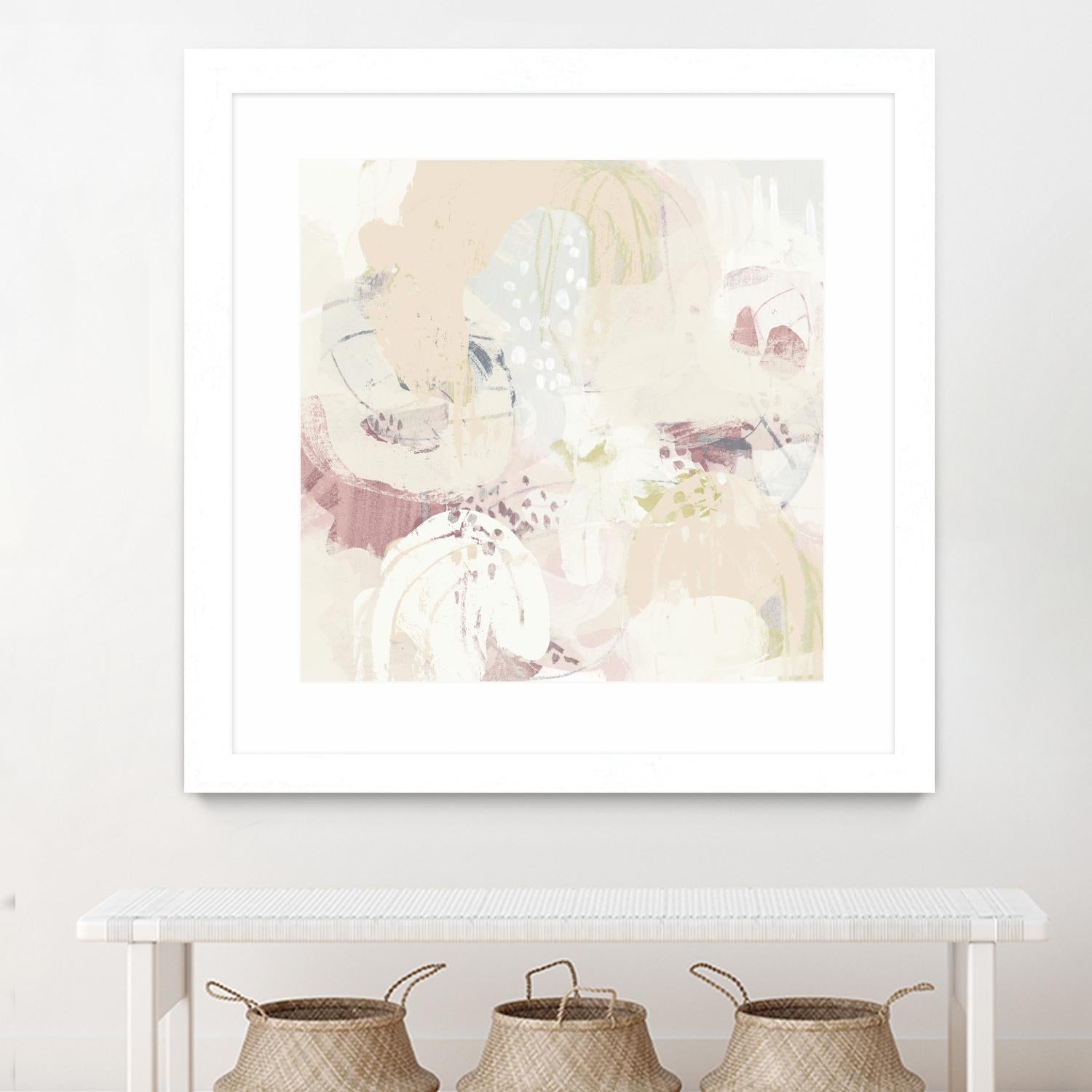 Hanami I by June Erica Vess on GIANT ART - pink abstract
