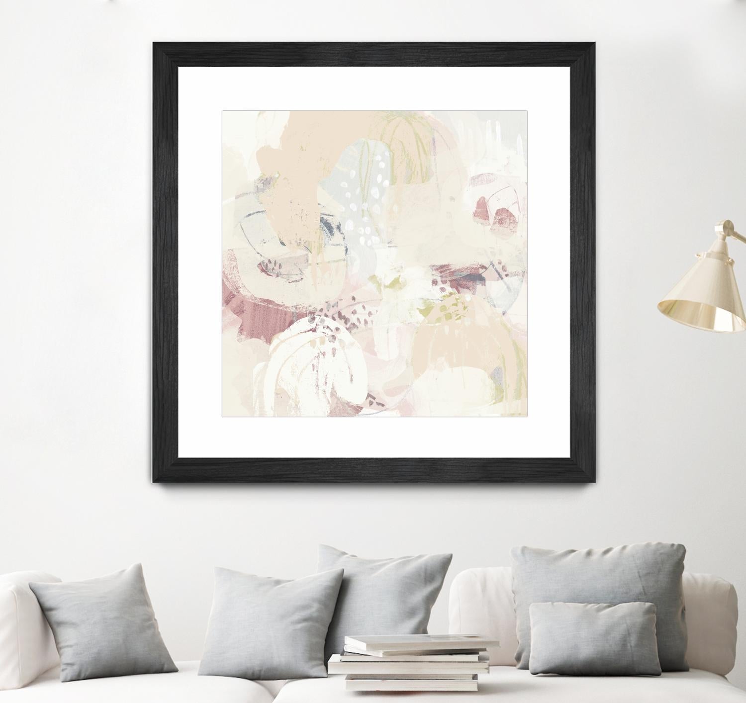 Hanami I by June Erica Vess on GIANT ART - pink abstract