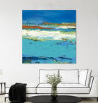 Aisle of White by Janet Bothne on GIANT ART - blue abstract
