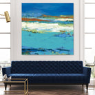 Aisle of White by Janet Bothne on GIANT ART - blue abstract