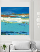 Aisle of White by Janet Bothne on GIANT ART - blue abstract