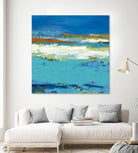Aisle of White by Janet Bothne on GIANT ART - blue abstract