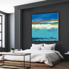 Aisle of White by Janet Bothne on GIANT ART - blue abstract