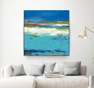 Aisle of White by Janet Bothne on GIANT ART - blue abstract