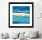 Aisle of White by Janet Bothne on GIANT ART - blue abstract