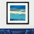 Aisle of White by Janet Bothne on GIANT ART - blue abstract