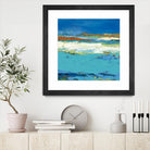 Aisle of White by Janet Bothne on GIANT ART - blue abstract