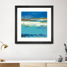 Aisle of White by Janet Bothne on GIANT ART - blue abstract