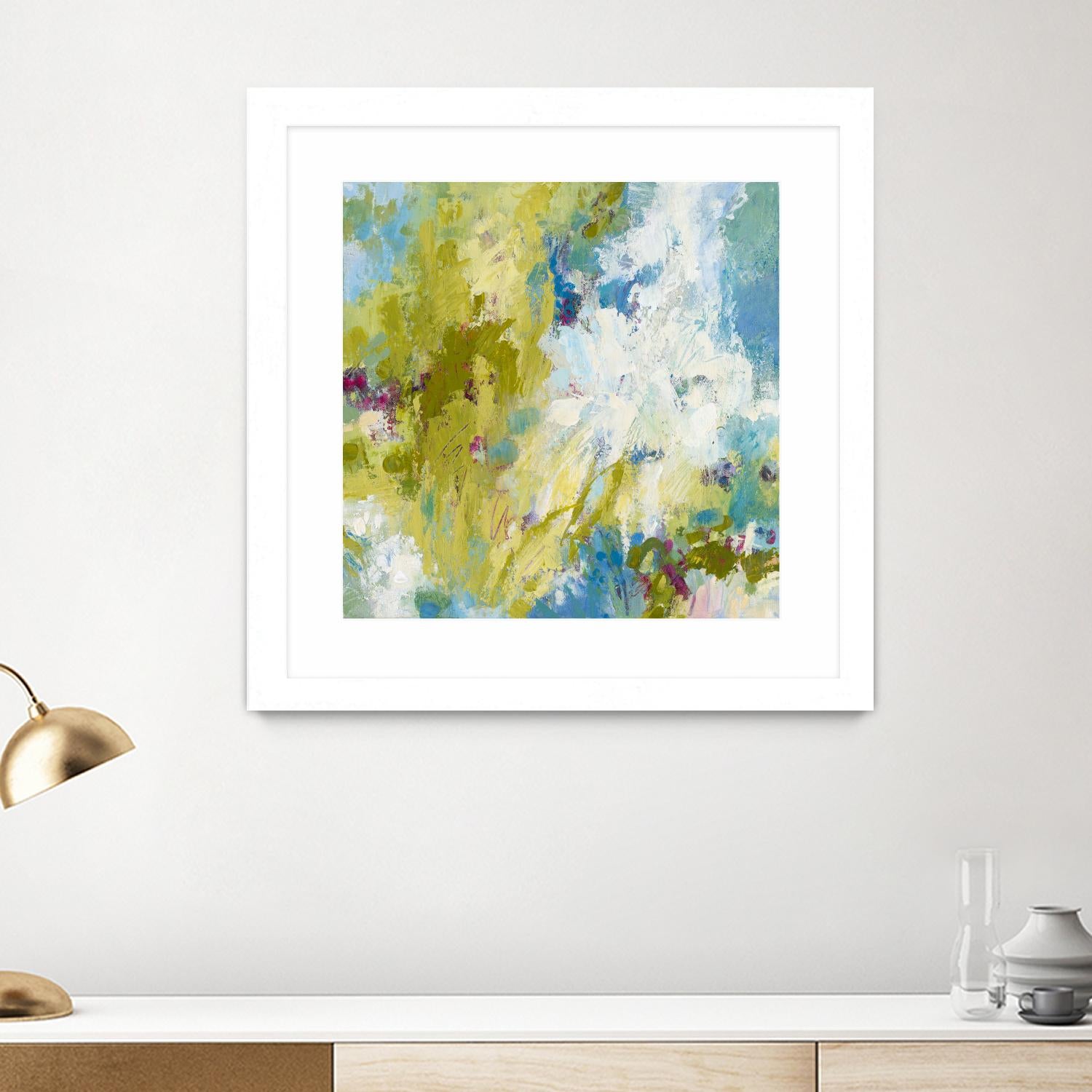 Sunday's Promise by Janet Bothne on GIANT ART - yellow abstract