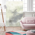 Cloud Impressions II by Jennifer Goldberger on GIANT ART - green abstract