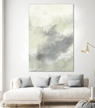 Cloud Impressions II by Jennifer Goldberger on GIANT ART - green abstract