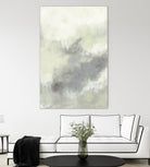 Cloud Impressions II by Jennifer Goldberger on GIANT ART - green abstract