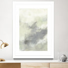 Cloud Impressions II by Jennifer Goldberger on GIANT ART - green abstract