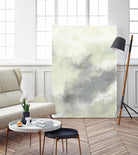 Cloud Impressions II by Jennifer Goldberger on GIANT ART - green abstract