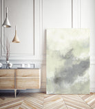 Cloud Impressions II by Jennifer Goldberger on GIANT ART - green abstract