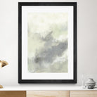 Cloud Impressions II by Jennifer Goldberger on GIANT ART - green abstract