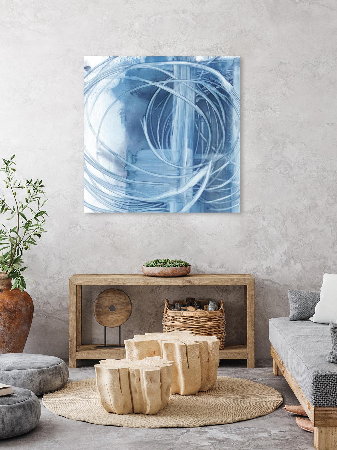 Indigo Expression II by Ethan Harper on GIANT ART - blue abstract