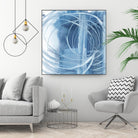 Indigo Expression II by Ethan Harper on GIANT ART - blue abstract