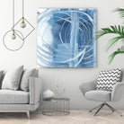 Indigo Expression II by Ethan Harper on GIANT ART - blue abstract