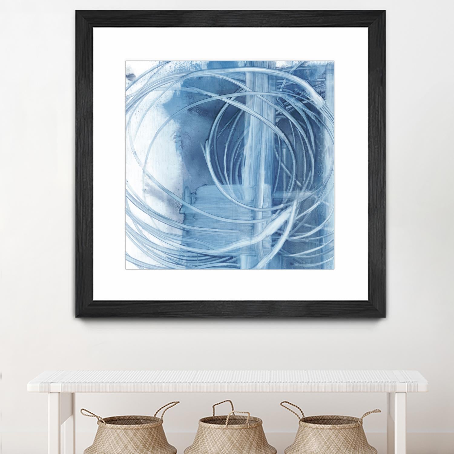 Indigo Expression II by Ethan Harper on GIANT ART - blue abstract