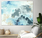 Aqua Wave Form I by June Erica Vess on GIANT ART - blue abstract