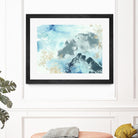 Aqua Wave Form I by June Erica Vess on GIANT ART - blue abstract