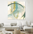 Vertigo Note I by June Erica Vess on GIANT ART - green abstract