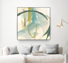 Vertigo Note I by June Erica Vess on GIANT ART - green abstract