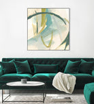 Vertigo Note I by June Erica Vess on GIANT ART - green abstract