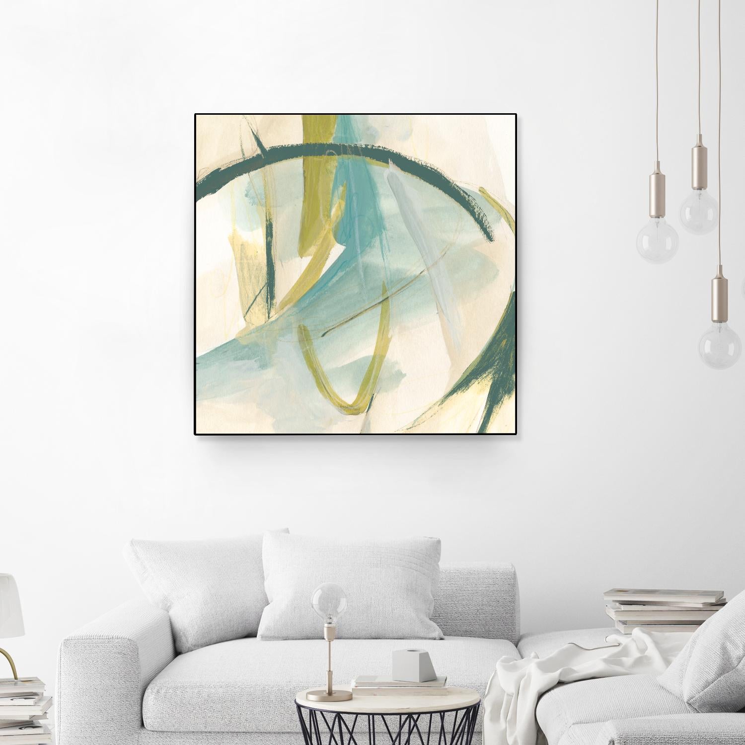 Vertigo Note I by June Erica Vess on GIANT ART - green abstract