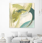 Vertigo Note II by June Erica Vess on GIANT ART - green abstract