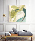 Vertigo Note II by June Erica Vess on GIANT ART - green abstract