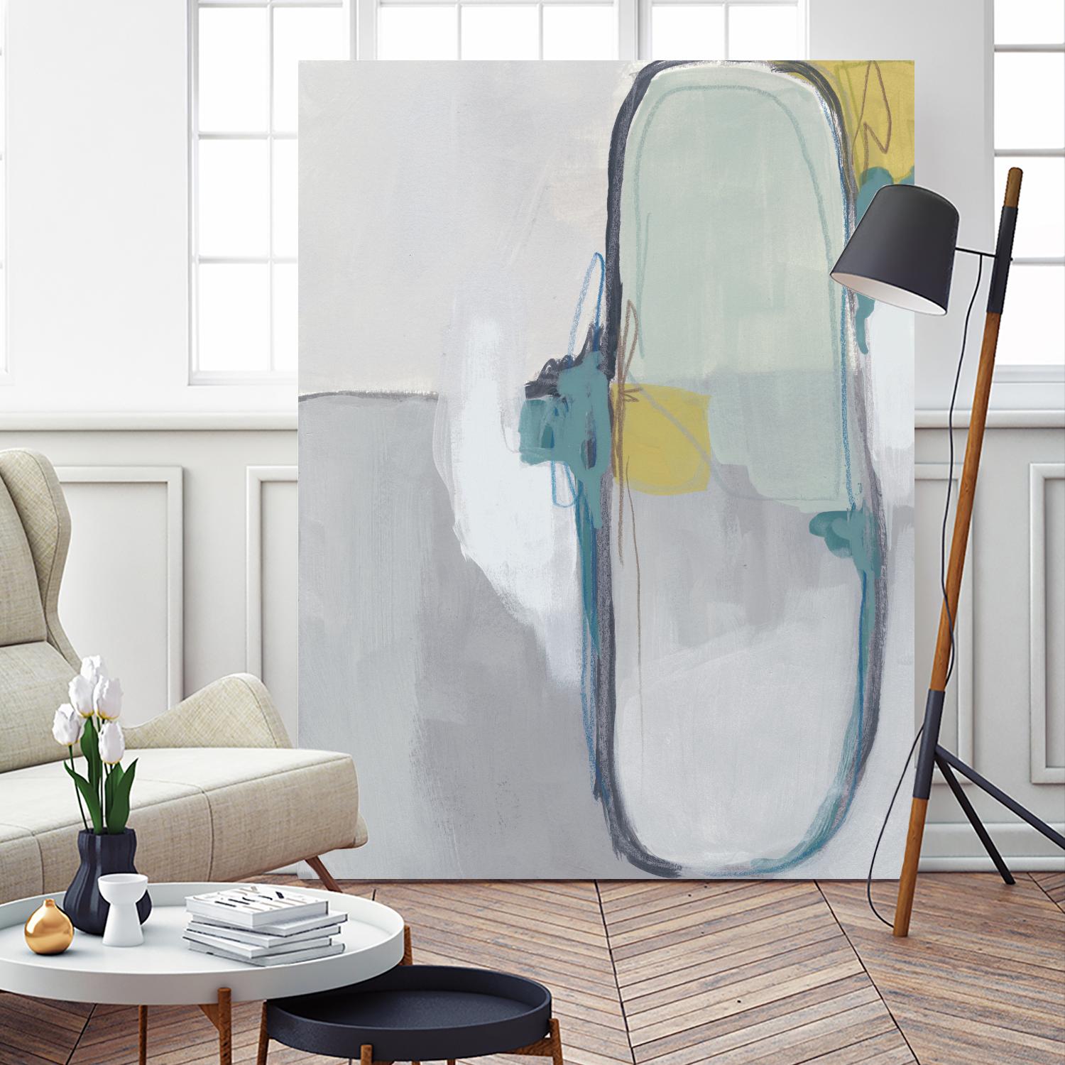 Closed System I by June Erica Vess on GIANT ART - green abstract