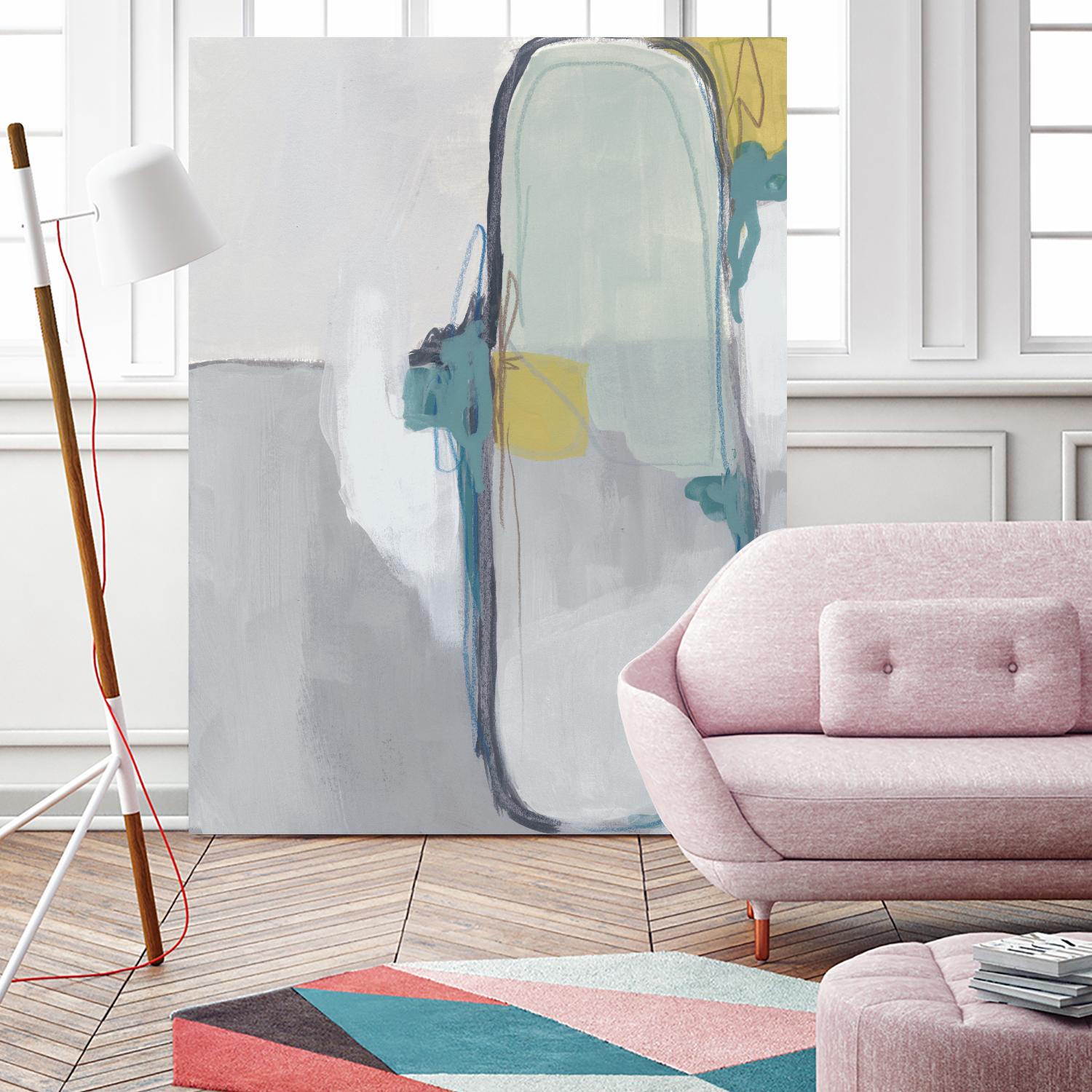 Closed System I by June Erica Vess on GIANT ART - green abstract