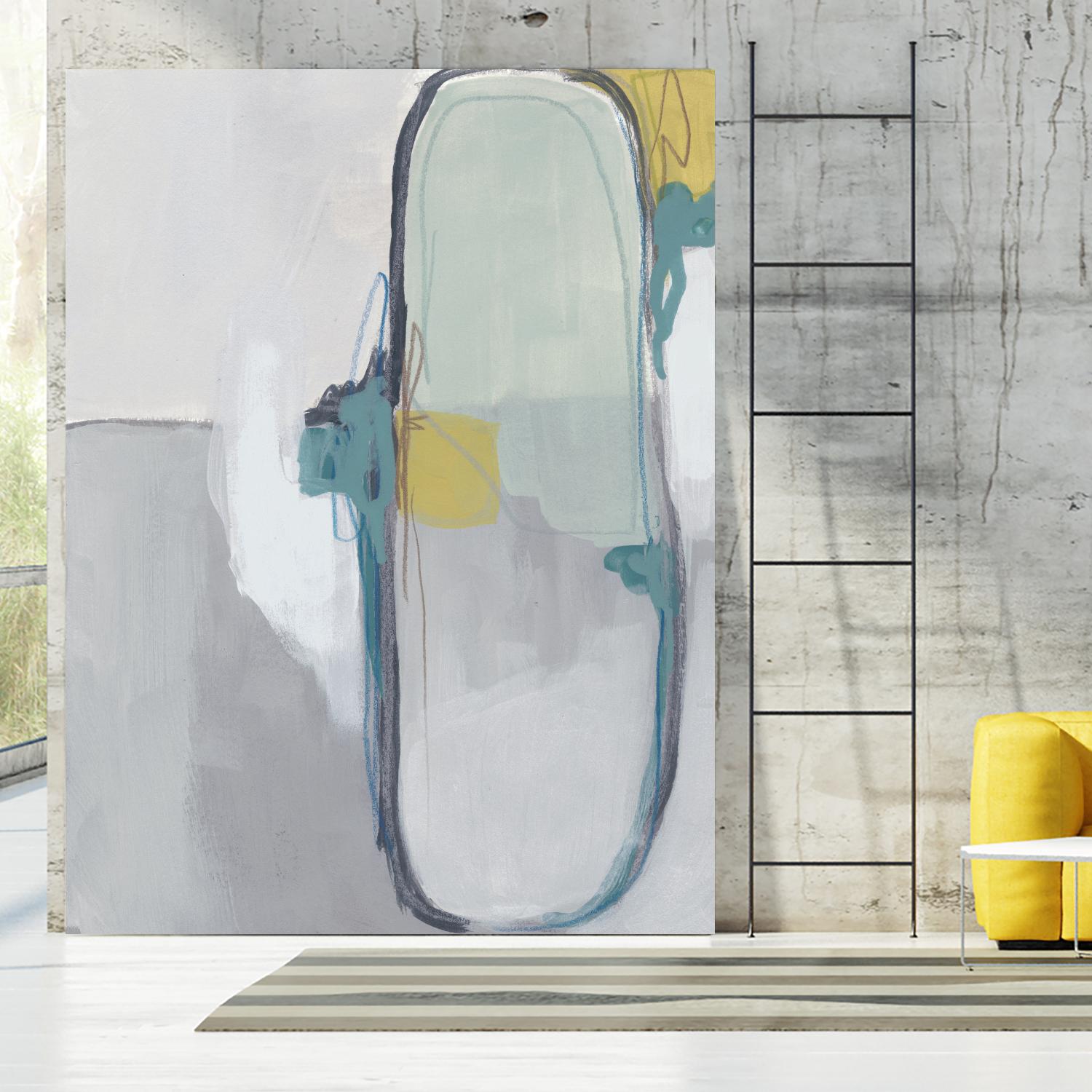 Closed System I by June Erica Vess on GIANT ART - green abstract