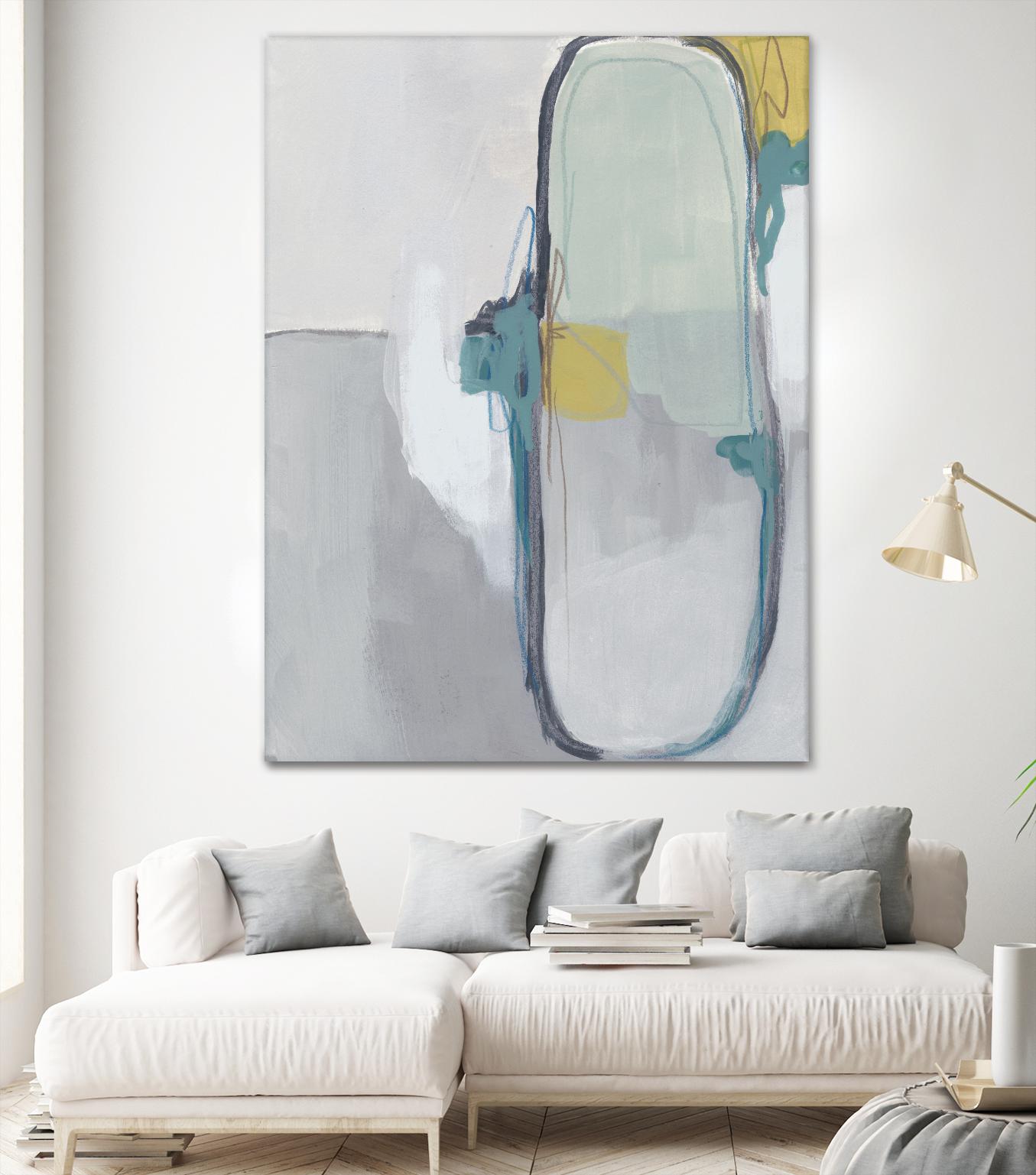 Closed System I by June Erica Vess on GIANT ART - green abstract