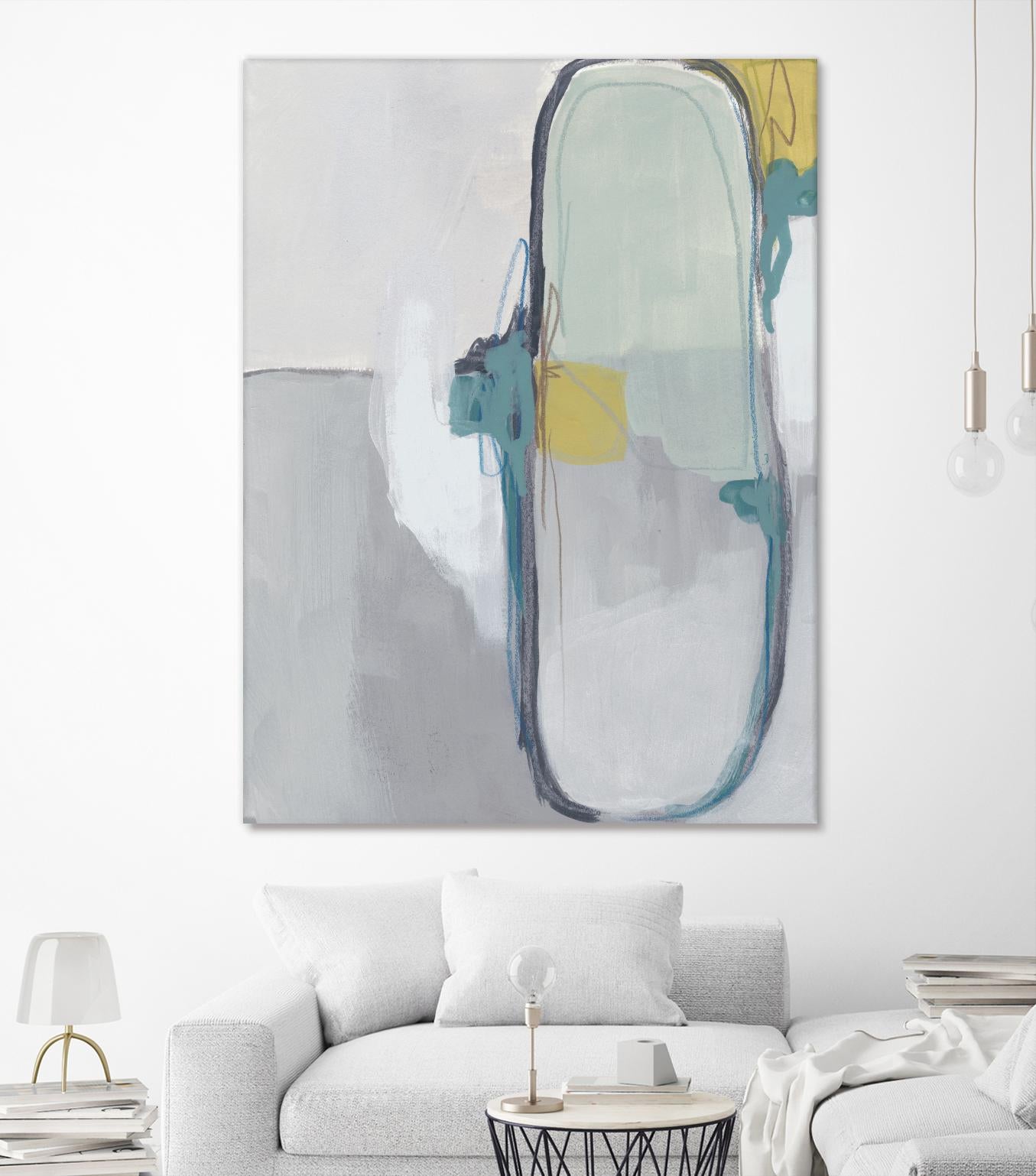 Closed System I by June Erica Vess on GIANT ART - green abstract