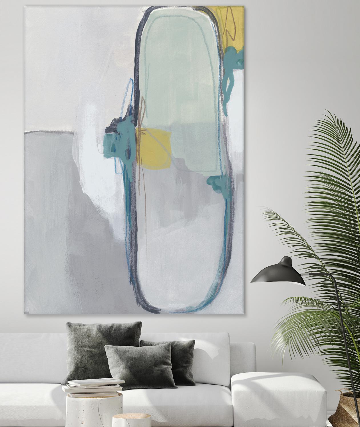 Closed System I by June Erica Vess on GIANT ART - green abstract