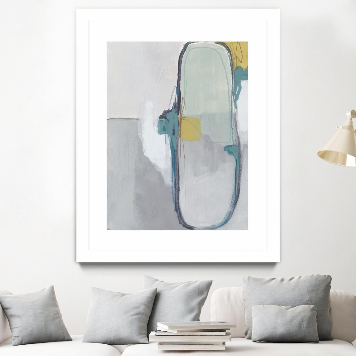 Closed System I by June Erica Vess on GIANT ART - green abstract