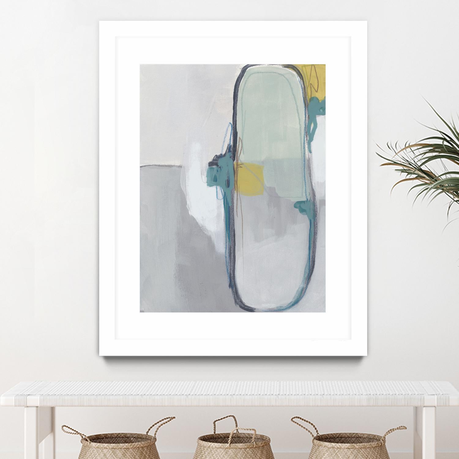 Closed System I by June Erica Vess on GIANT ART - green abstract