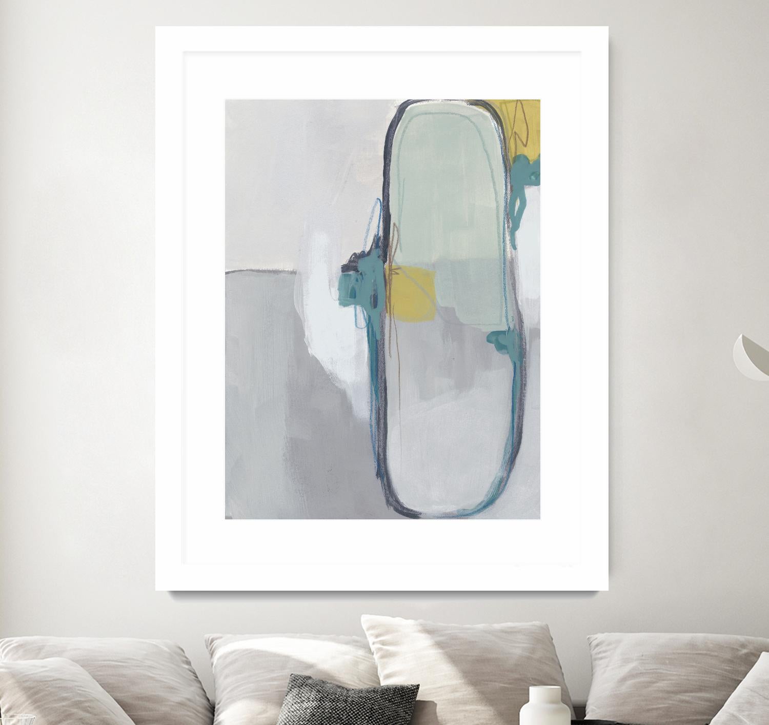 Closed System I by June Erica Vess on GIANT ART - green abstract