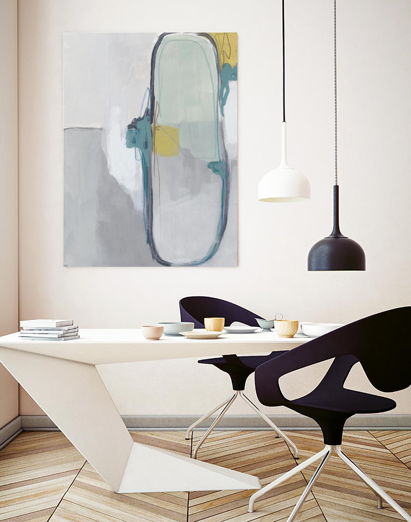 Closed System I by June Erica Vess on GIANT ART - green abstract