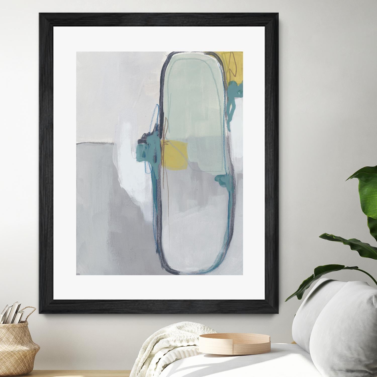 Closed System I by June Erica Vess on GIANT ART - green abstract