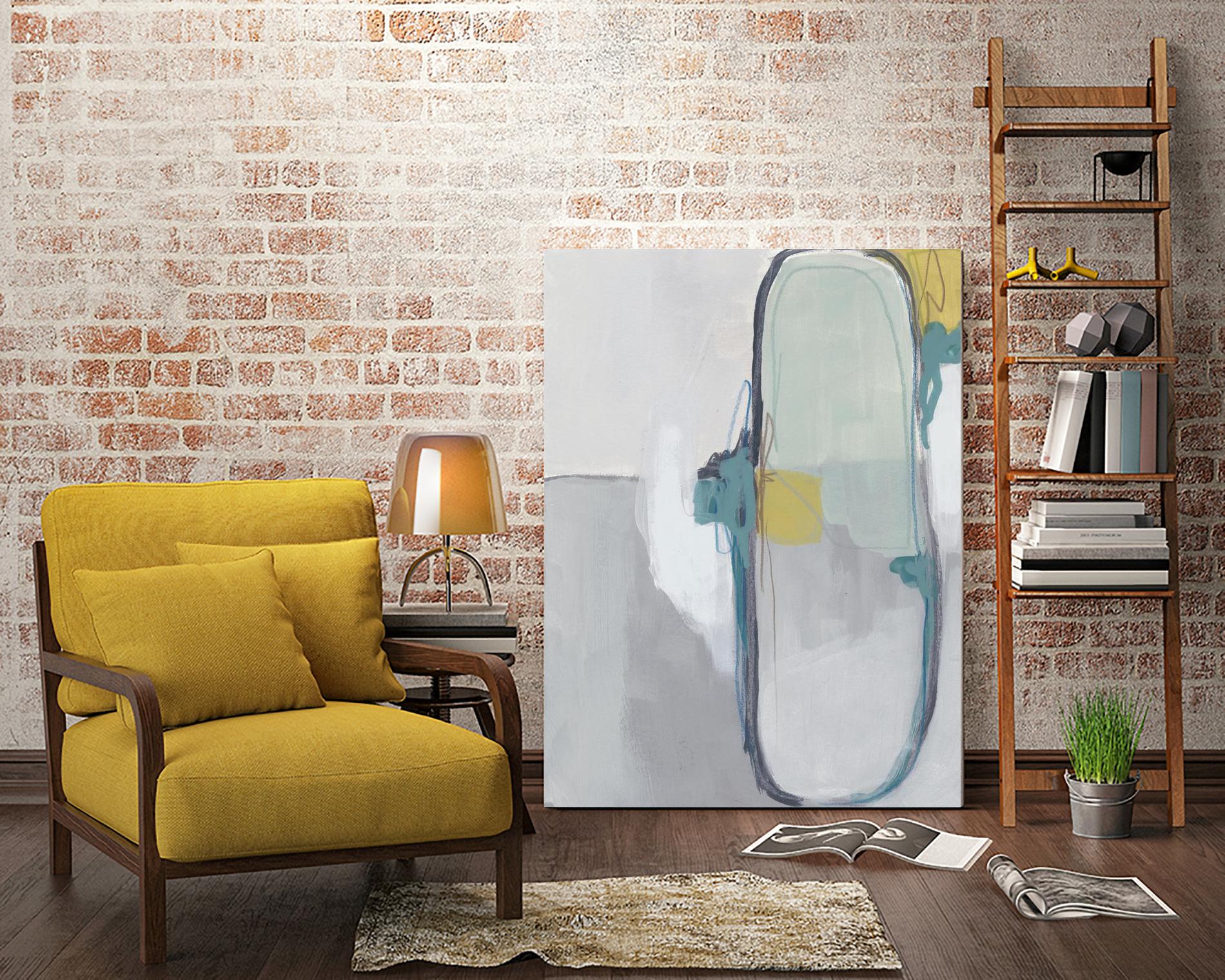 Closed System I by June Erica Vess on GIANT ART - green abstract