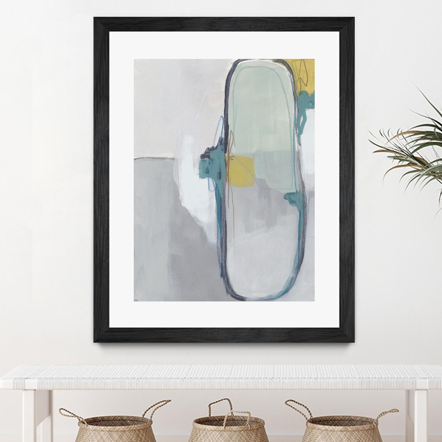 Closed System I by June Erica Vess on GIANT ART - green abstract