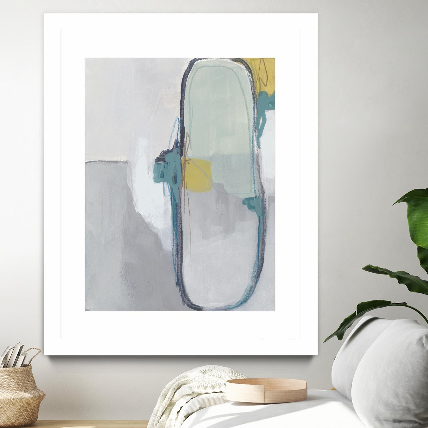 Closed System I by June Erica Vess on GIANT ART - green abstract