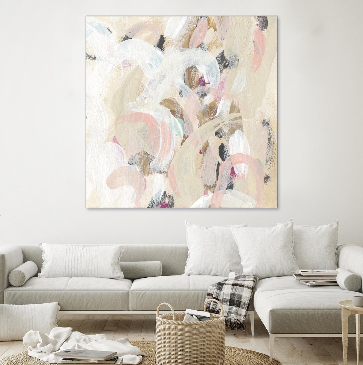 Carnivale I by June Erica Vess on GIANT ART - pink- purple abstract