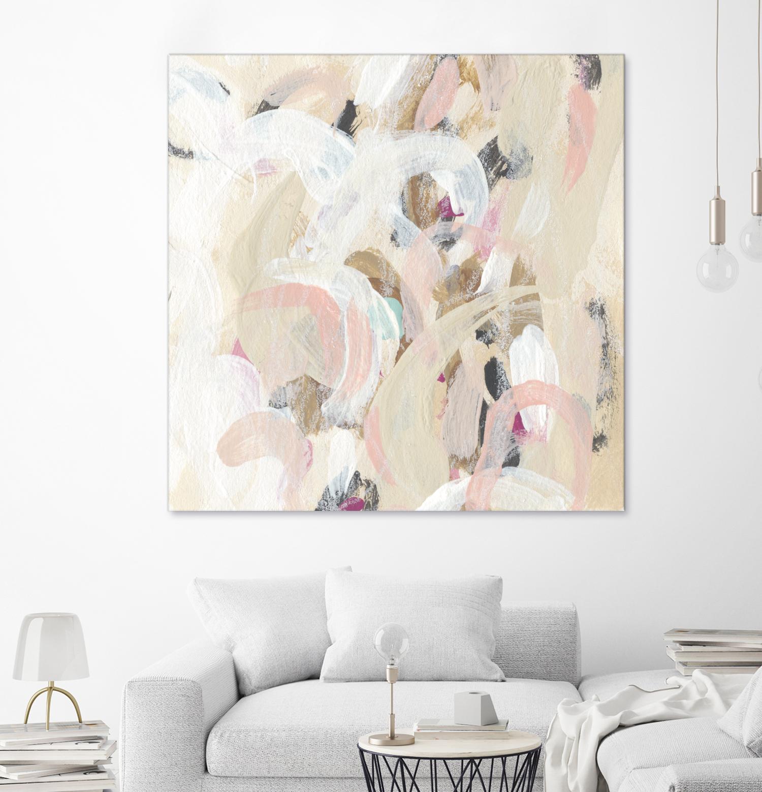 Carnivale I by June Erica Vess on GIANT ART - pink- purple abstract